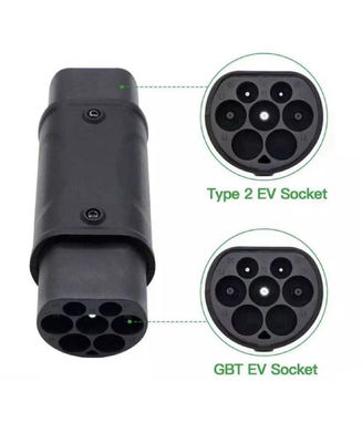 90% EV Type1 Type2 GB/T Adapter 32A 1Phase 3 Phase Schuko for Electric Car Charging