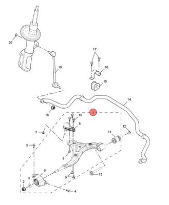 MG gs 10181065 Car Chassis Parts Right Front Lower Control Arm with Best