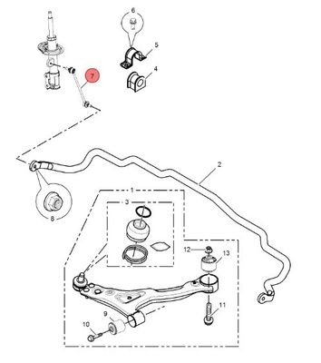 Iron Front Stabilizer Bar for MG5/Roewe 350 50016116 in Automobile Suspension System