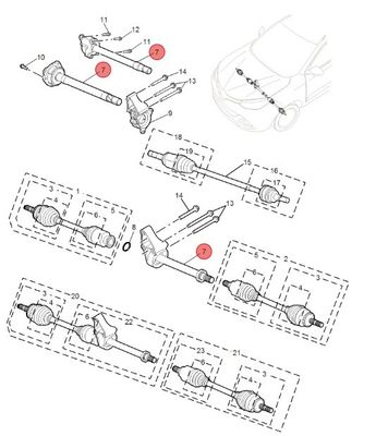 Front Wheel Steering Shaft Column For Mg Gs 10108295 Auto Car Parts By Universal Car Make